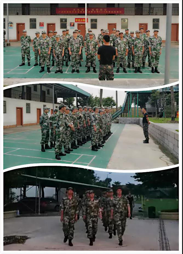 大家逐漸進(jìn)入了一名軍人的狀態(tài)！